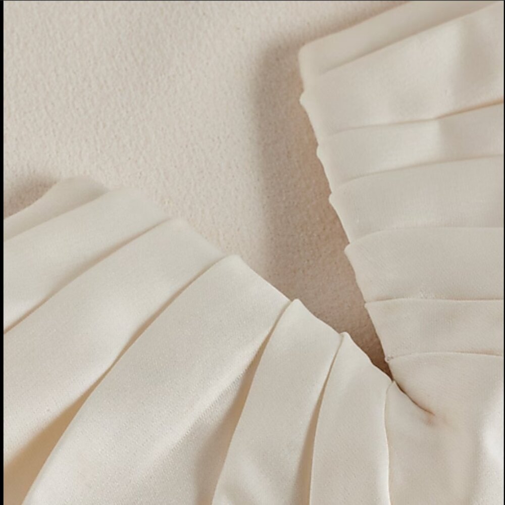 Express Satin Color-Block Strapless V-Wire Jumpsu… - image 4